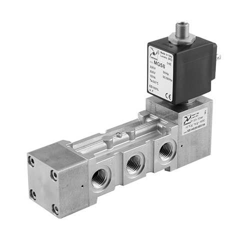 SOLENOID VALVES 5/2, 1/4″ NPT