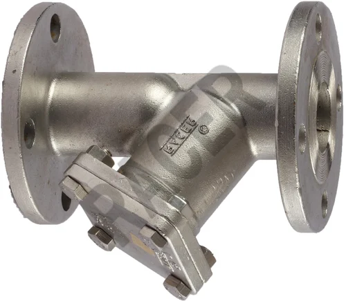 S.S. Y Strainer Flange Ends, With SS Screen.