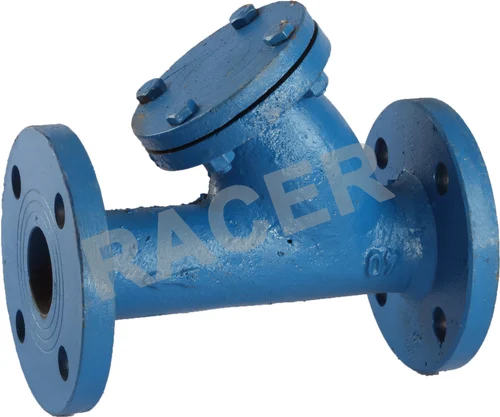 Cast Iron "Y" Type Strainer, Flange Ends, With S.S. Screen