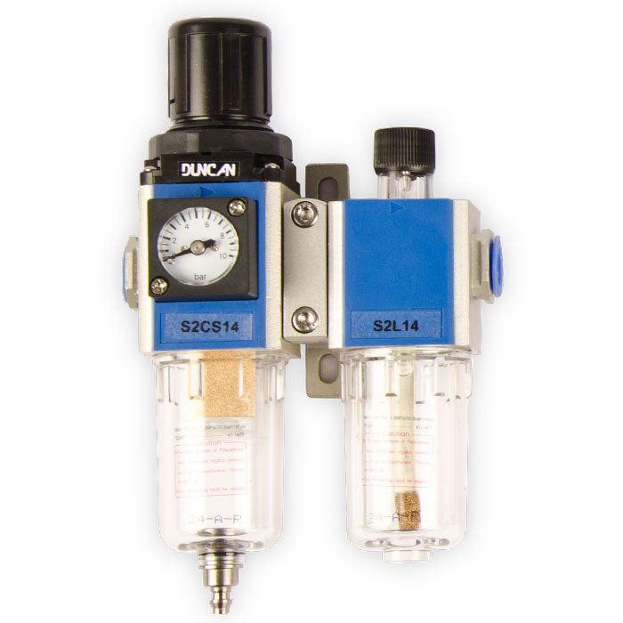 Maxflow Filter/Regulator + Lubricator - G1/4 - G 1