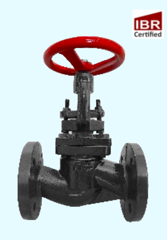 CAST IRON GLOBE STEAM STOP VALVE PN16