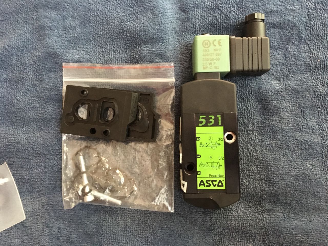 ASCO Namur Sov, Part No: G531C001MS